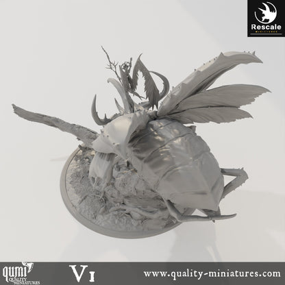 Royal Fae - 32mm Tabletop RPG Mini - Qumi - Rescale Miniatures Quality Miniatures - Qumi