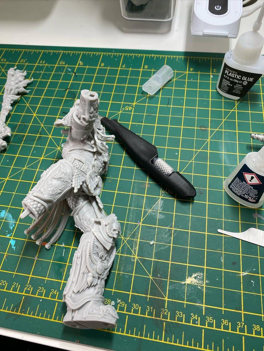 Sci-Fi Wargaming Sammelfigur Ruler Qumi  real print