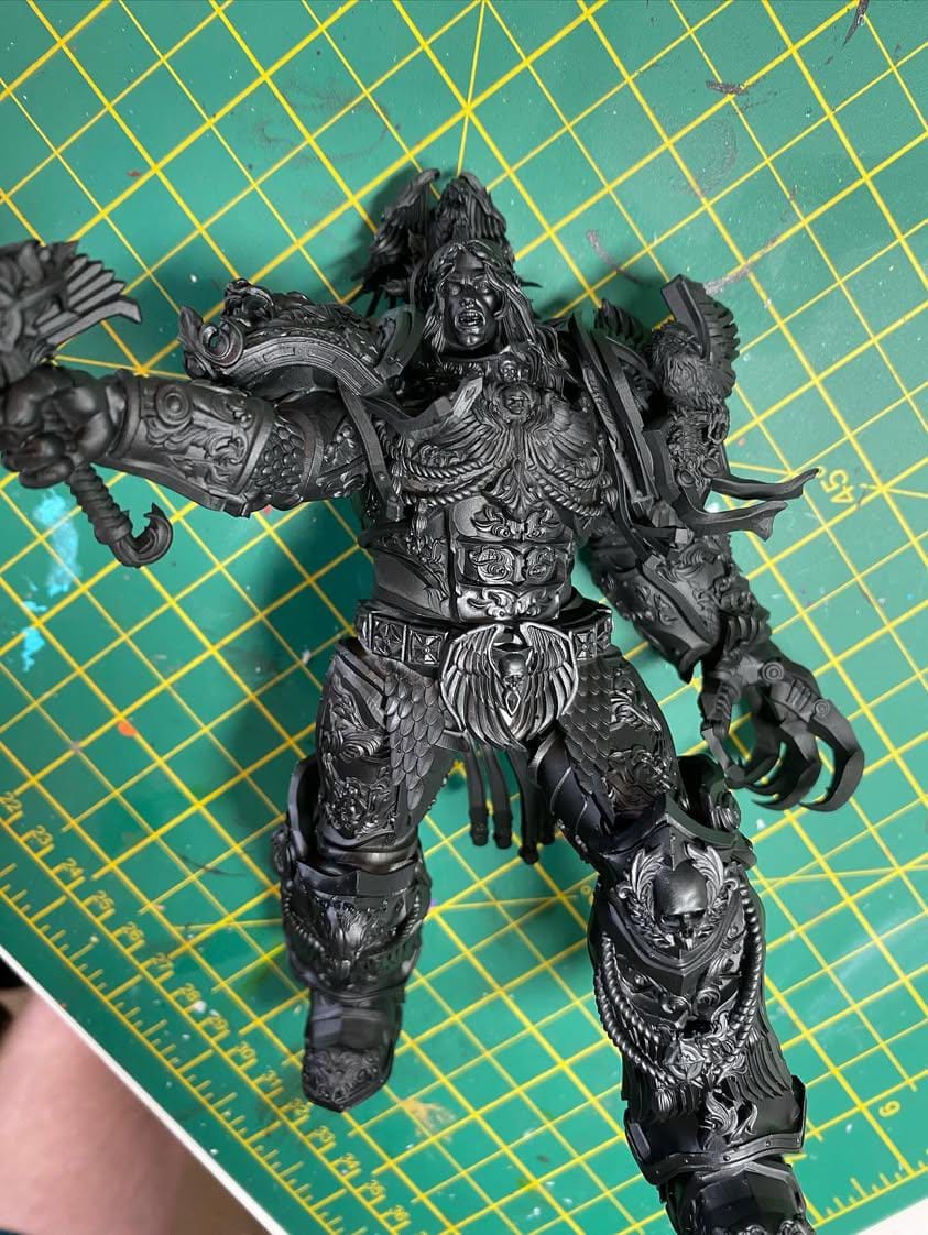Sci-Fi Wargaming Sammelfigur Ruler Qumi  real print
