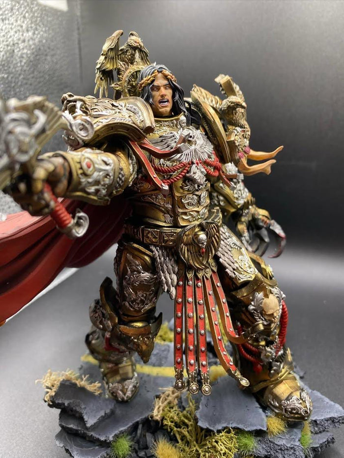 Ruler V1 150mm ohne Terrian — Space Krieger Emperor Lord Ruler Tabletop-Gelände | Qumi