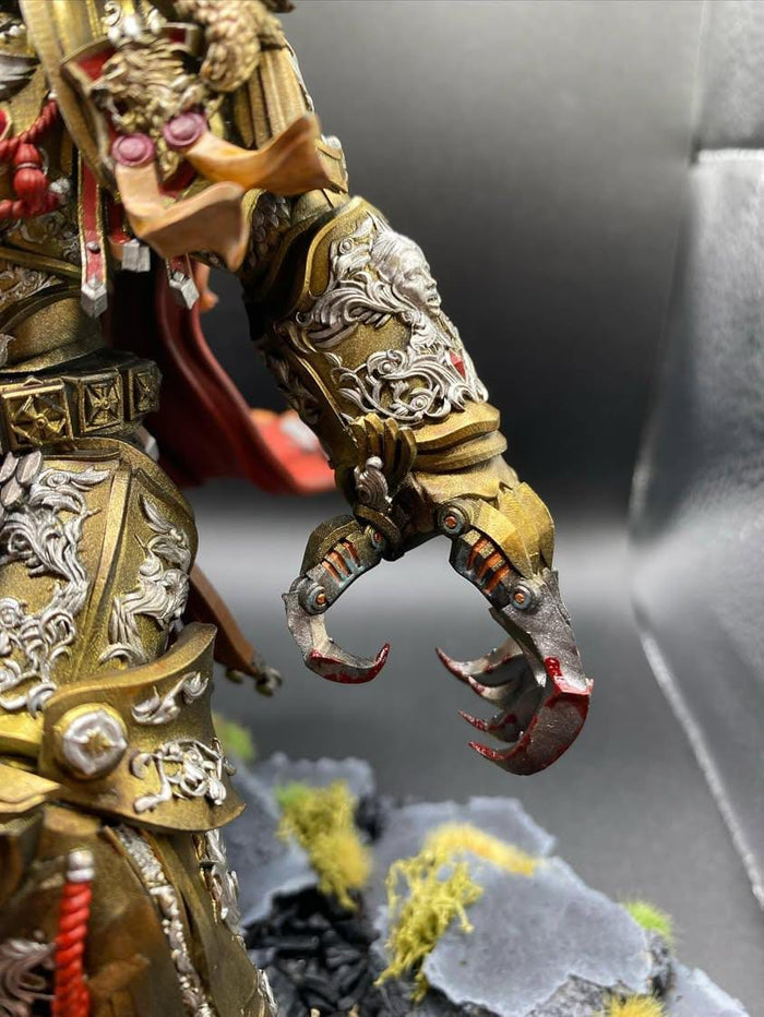 Ruler V1 150mm ohne Terrian — Space Krieger Emperor Lord Ruler Tabletop-Gelände | Qumi