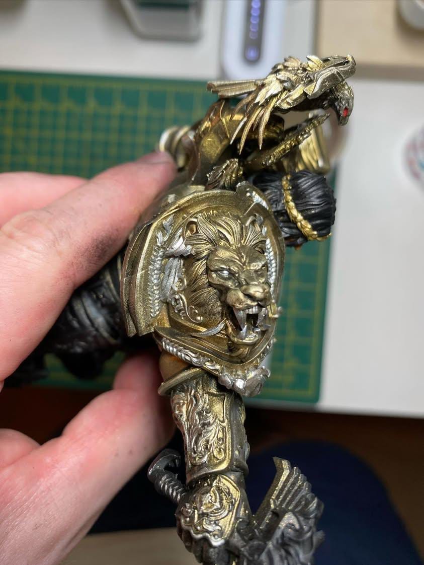Sci-Fi Wargaming Sammelfigur Ruler Qumi  real print