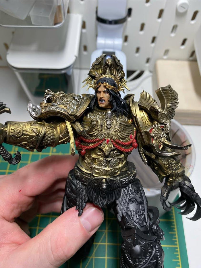 Ruler V1 150mm ohne Terrian — Space Krieger Emperor Lord Ruler Tabletop-Gelände | Qumi