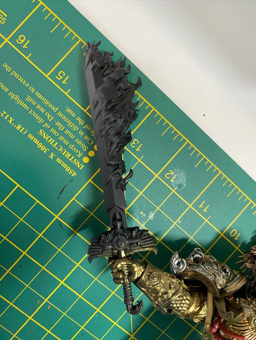 Sci-Fi Wargaming Sammelfigur Ruler Qumi  real print
