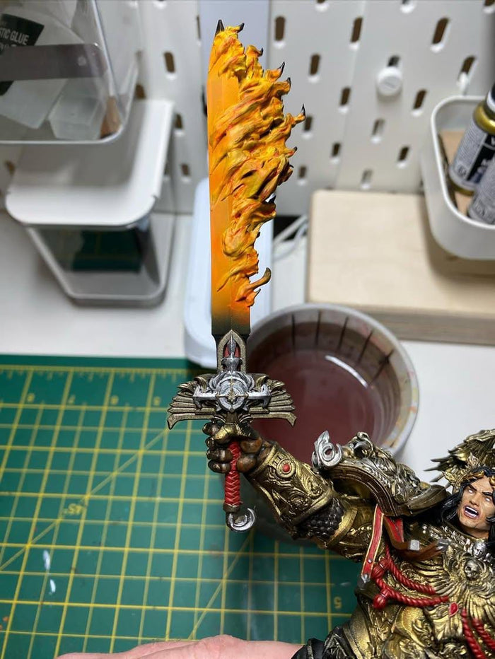 Ruler V1 150mm ohne Terrian — Space Krieger Emperor Lord Ruler Tabletop-Gelände | Qumi