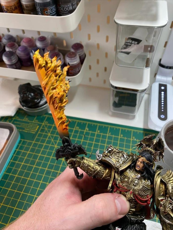 Ruler V1 150mm ohne Terrian — Space Krieger Emperor Lord Ruler Tabletop-Gelände | Qumi