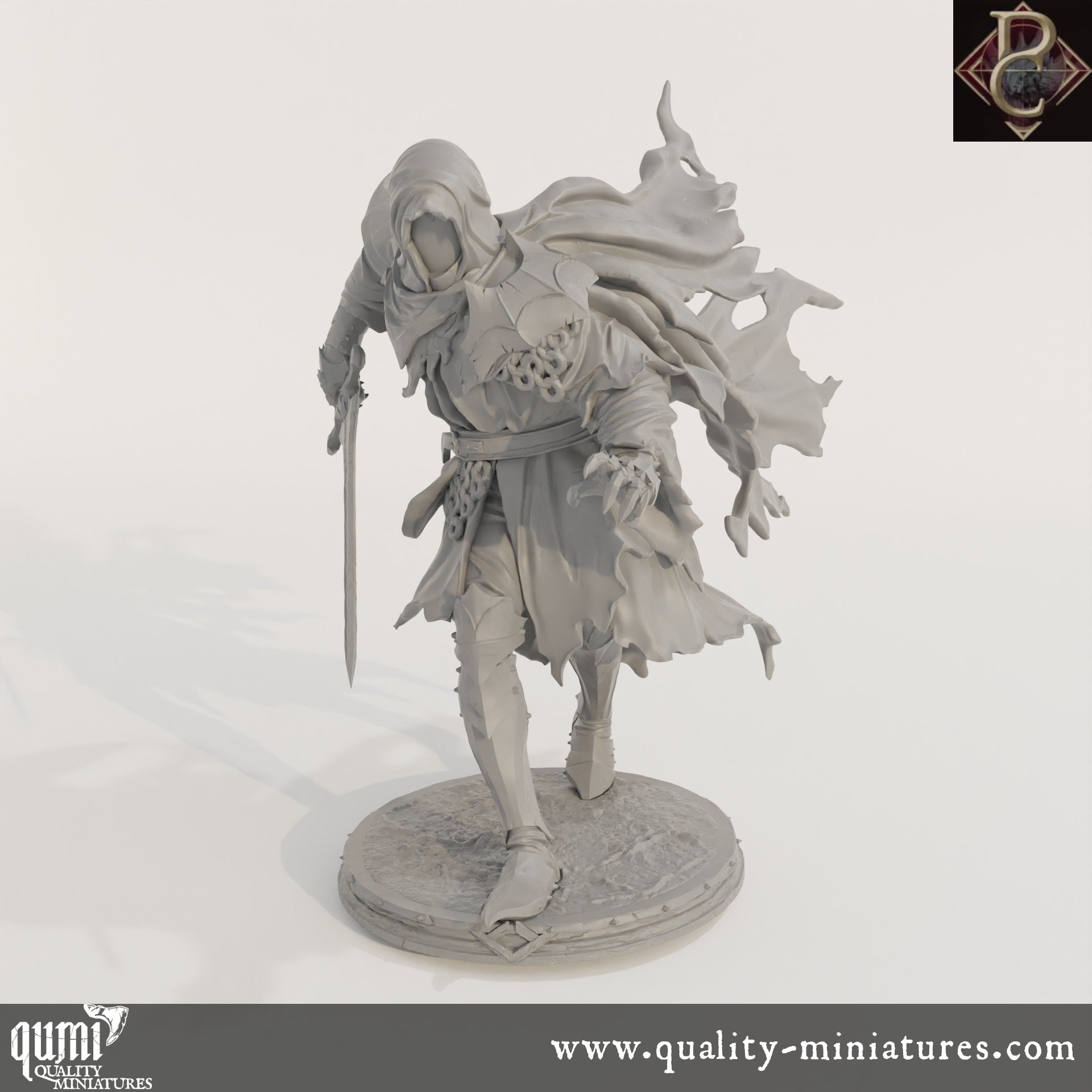 Savarkar - 32mm Tabletop RPG Mini - up to XL Size - Qumi - Parasite Collectibles Quality Miniatures - Qumi