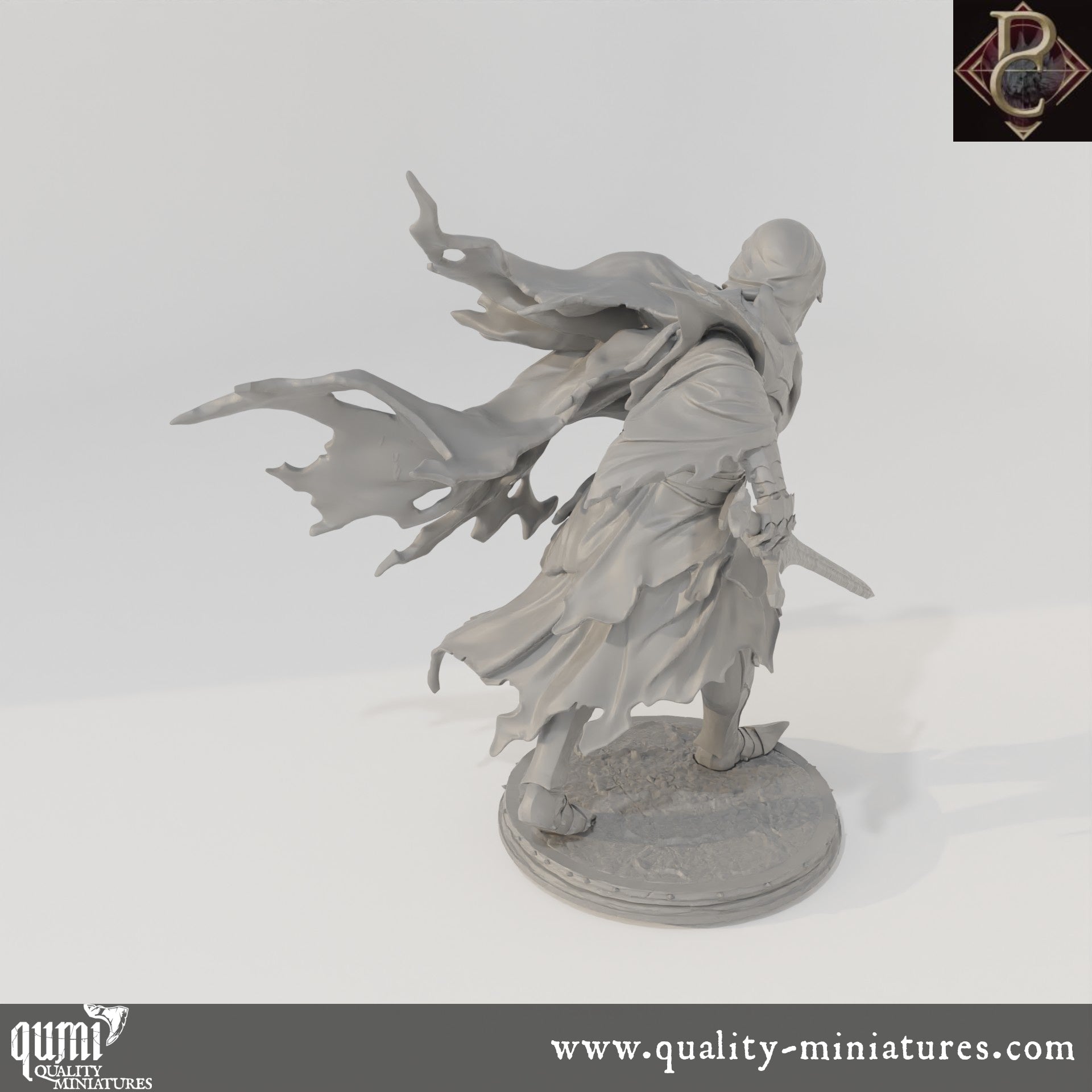 Savarkar - 32mm Tabletop RPG Mini - up to XL Size - Qumi - Parasite Collectibles Quality Miniatures - Qumi