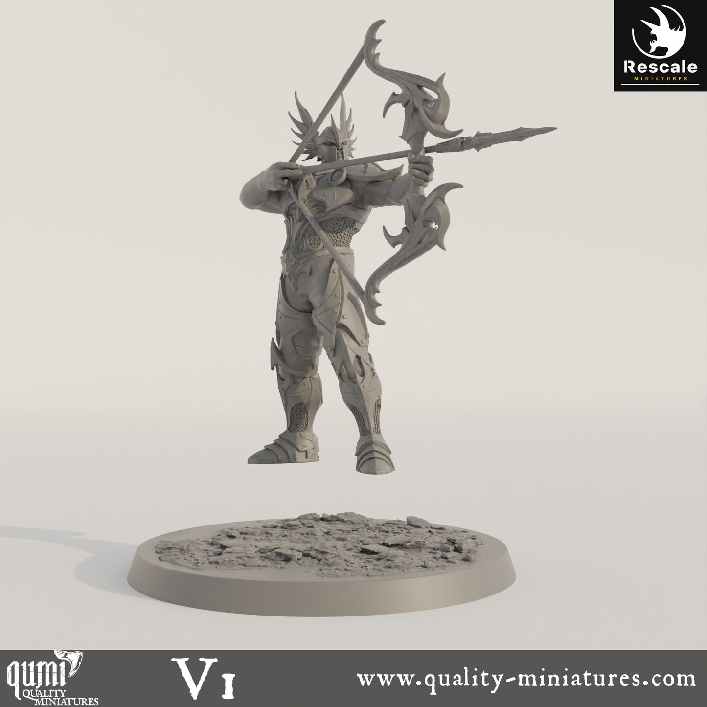 Sentinel Of Aetherium - 32mm Tabletop RPG Mini - Qumi - Rescale Miniatures