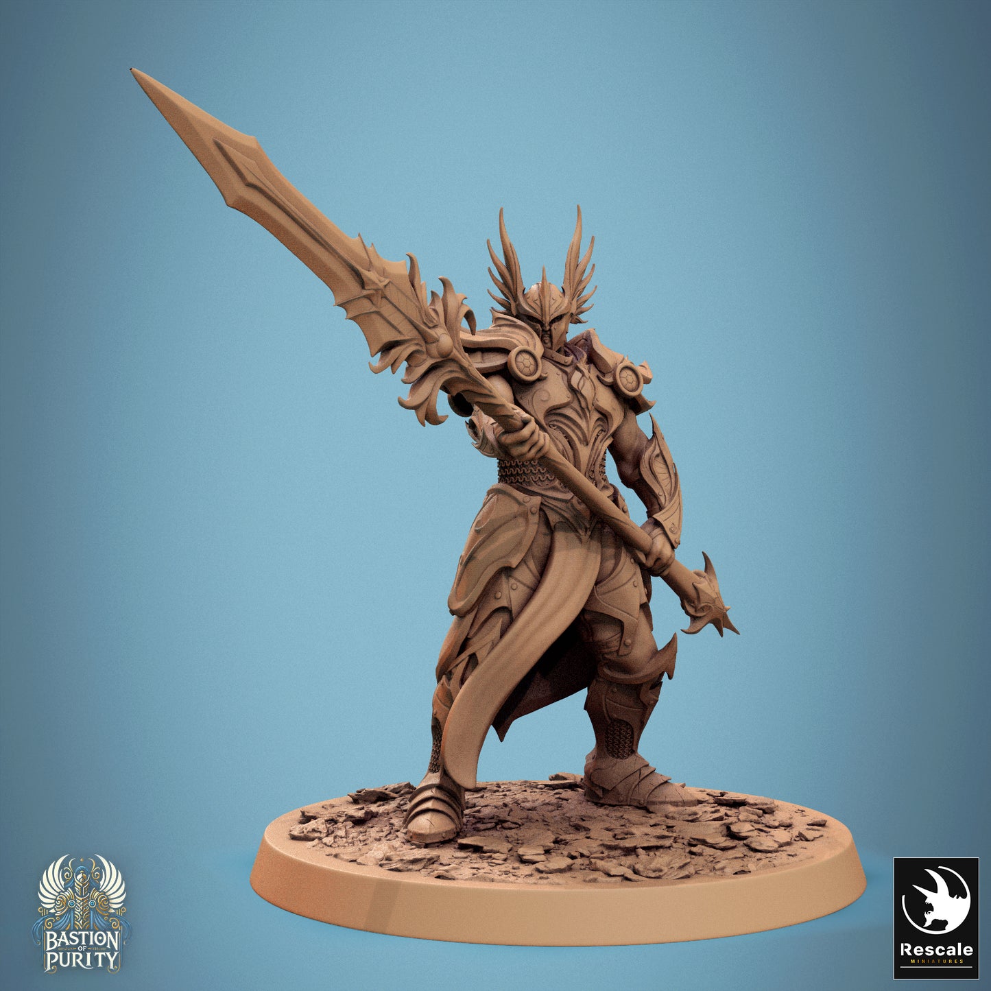 Sentinel Of Aetherium - 32mm Tabletop RPG Mini - Qumi - Rescale Miniatures