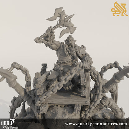 Shiasirix - Kortharts Faithful Spider Steed - Flying Sea Ray - 32mm Tabletop RPG Mini - Qumi - DM Stash