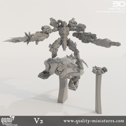 Shooty Alien - 32mm Tabletop RPG Mini - Qumi - 3D ArtGuy Quality Miniatures - Qumi