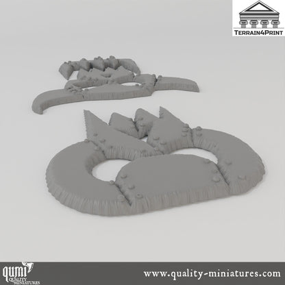 Skull accessories - Rivet City - Resin Print - Tabletop RPG Terrain - Terrain4Print - Qumi Quality Miniatures - Qumi