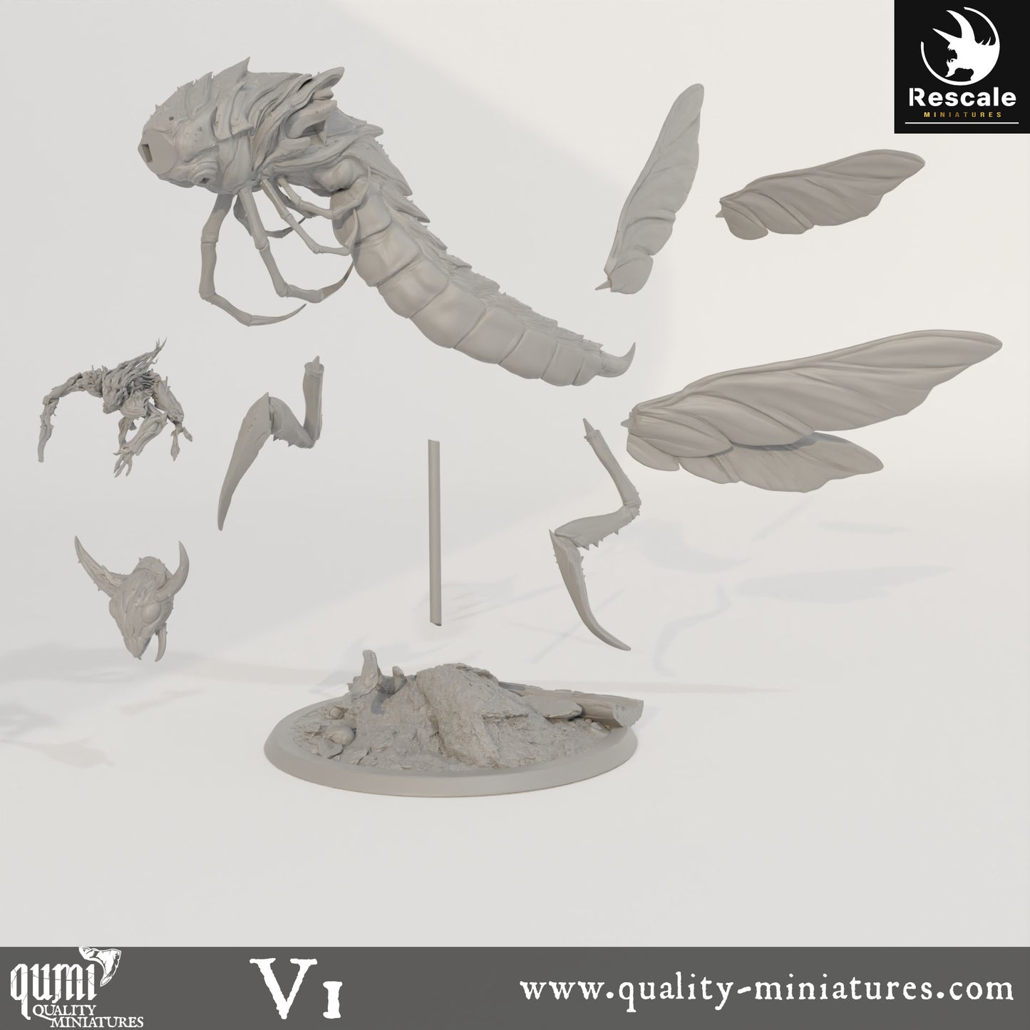 Skycutter - 32mm Tabletop RPG Mini - Qumi - Rescale Miniatures Quality Miniatures - Qumi