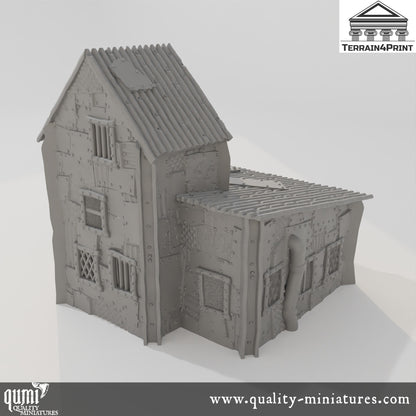 Sleeping Shed - Rivet City - Resin Print - Tabletop RPG Terrain - Terrain4Print - Qumi Quality Miniatures - Qumi