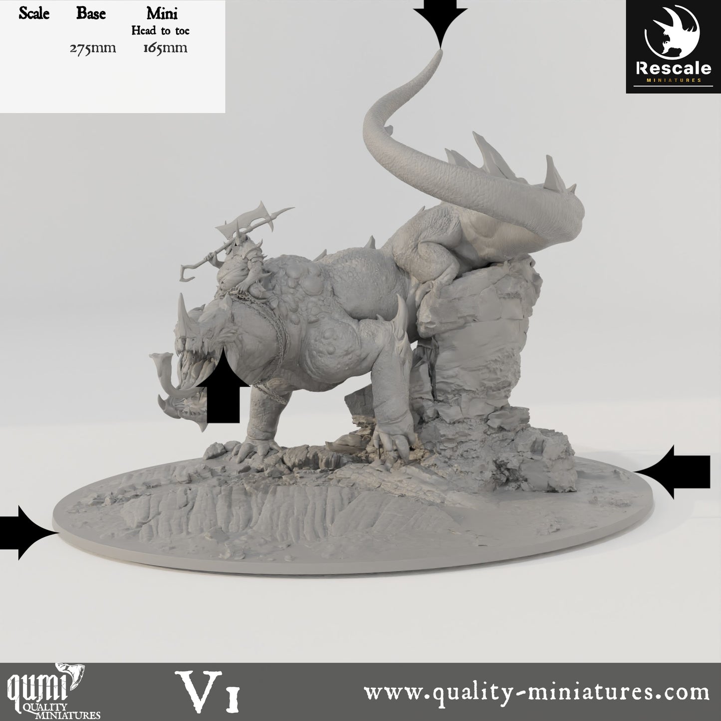 Sludgeborn - 32mm Tabletop RPG Mini - Qumi - Rescale Miniatures