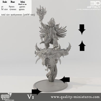 Sorcerer Supreme - 32mm Tabletop RPG Mini - Qumi - 3D ArtGuy