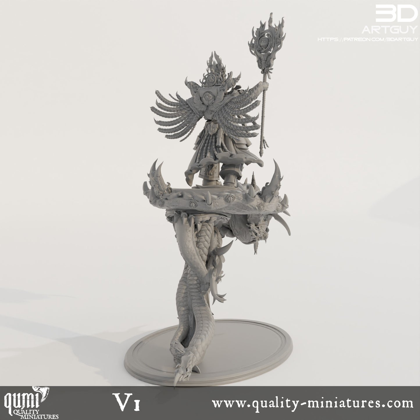 Sorcerer Supreme - 32mm Tabletop RPG Mini - Qumi - 3D ArtGuy