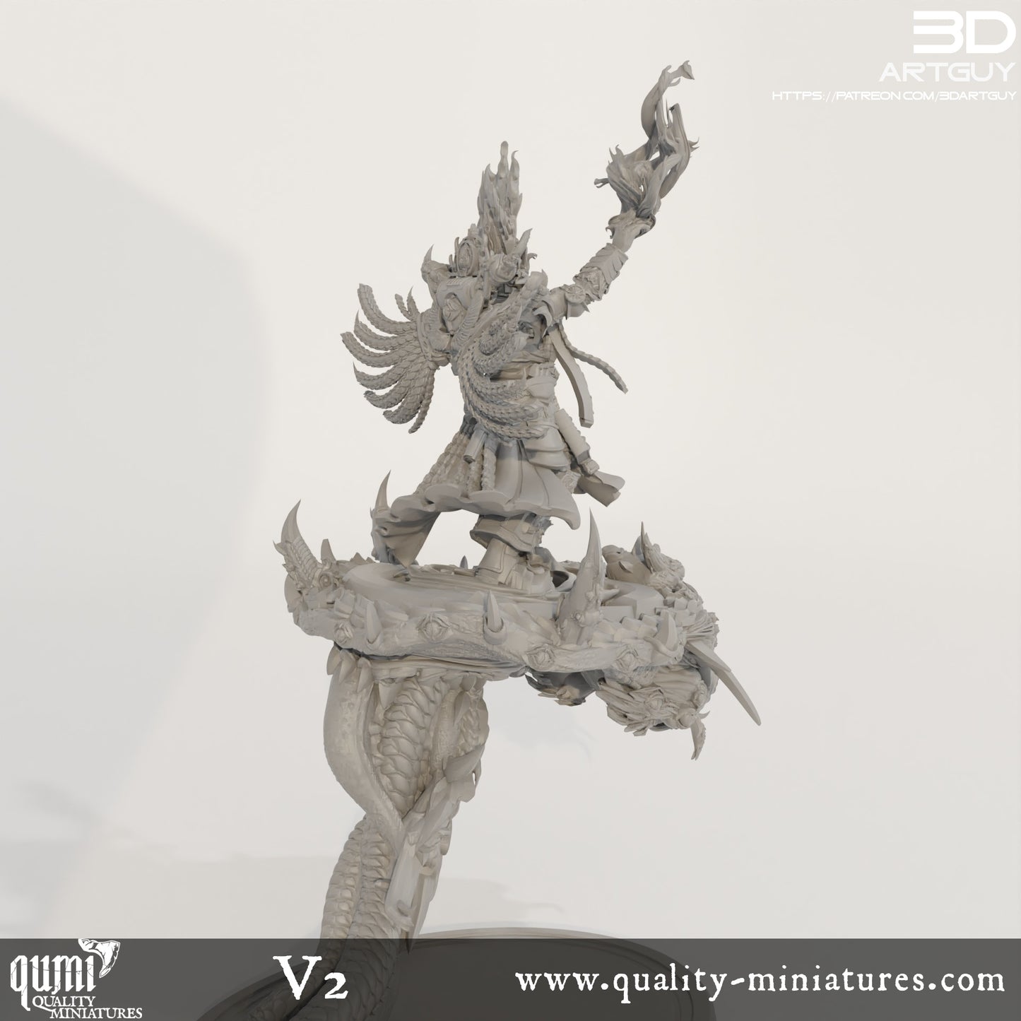 Sorcerer Supreme - 32mm Tabletop RPG Mini - Qumi - 3D ArtGuy