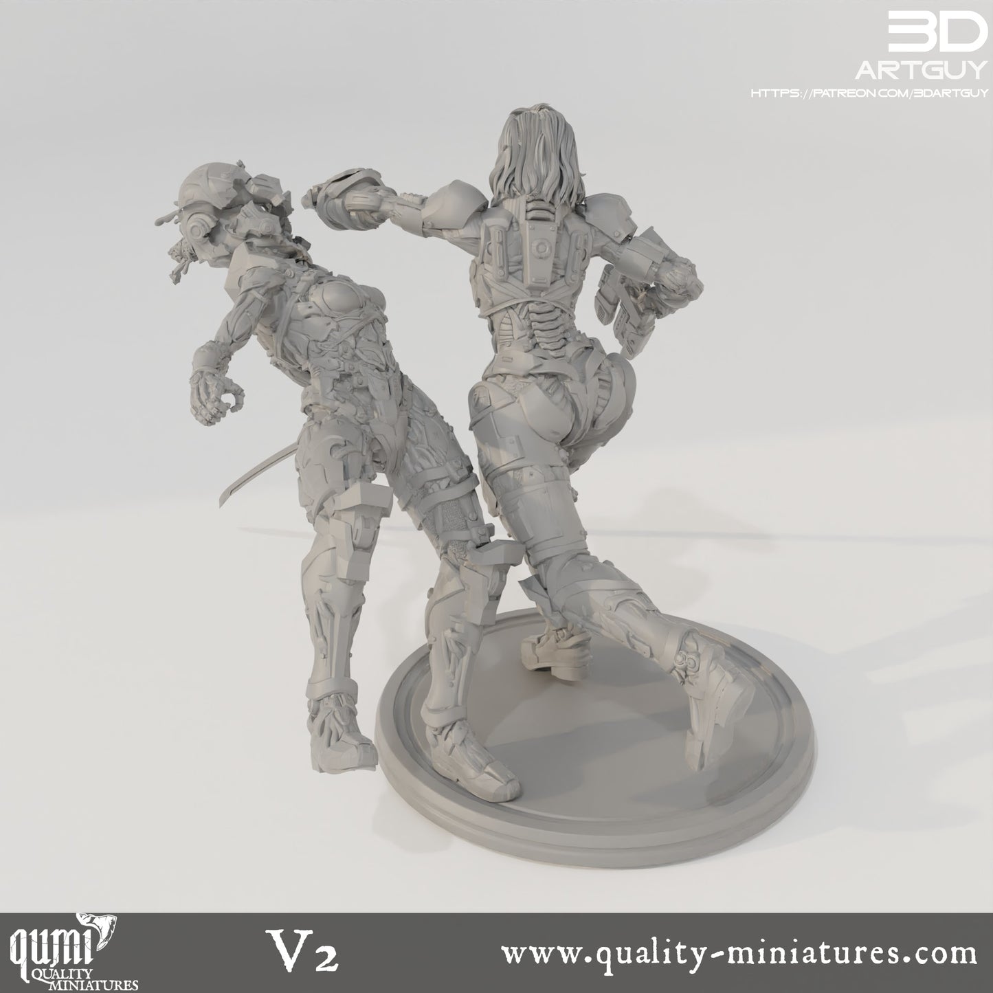 Space Commander Diorama - Tabletop RPG Mini - Qumi Quality Miniatures - Qumi