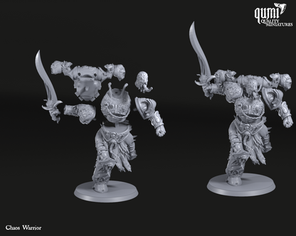 Space Warrior Lord Chaos Warrior - Quality Miniatures - Qumi