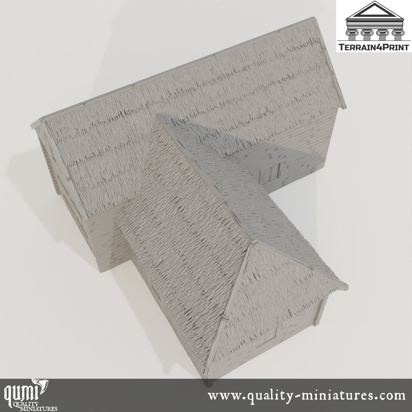 T Barn Hrimstead - Resin Print - Tabletop RPG Terrain - Terrain4Print - Qumi - Quality Miniatures - Qumi - 28mm Maßstab, 28mm scale, 32mm Maßstab, 32mm scale, 3D printed wargaming accessories, tabletop miniatures, tabletop scenery, tabletop terrain