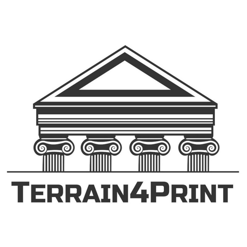 Terrain4Print Logo Gaming scenery