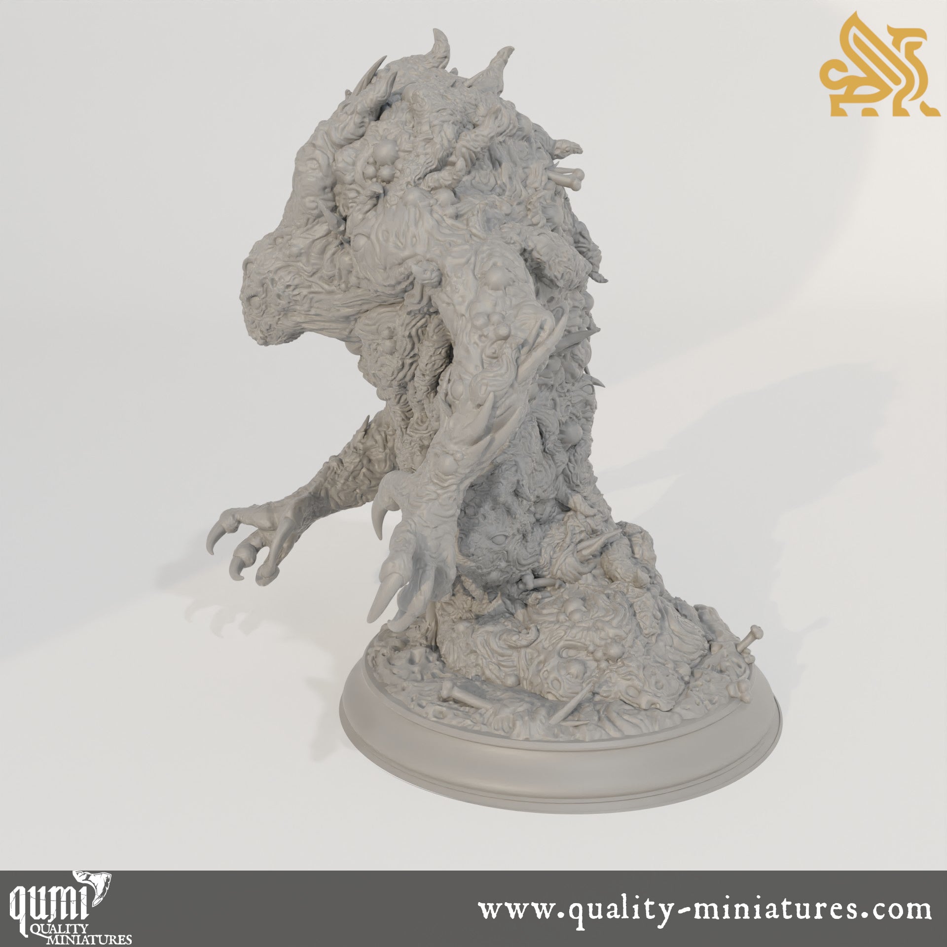 The Amalgamation - Aberrant Abomination - 32mm 75mm Tabletop RPG Mini - Qumi - DM Stash Quality Miniatures - Qumi