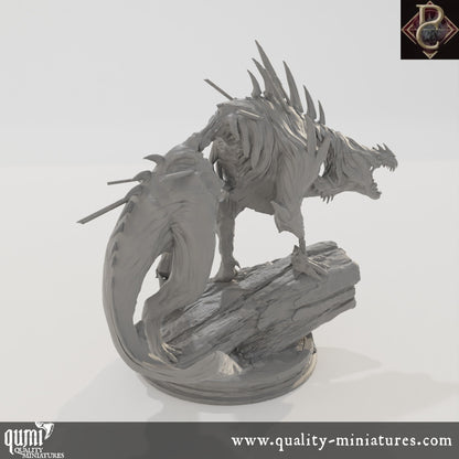 The Beast of Vaudange - 32mm Tabletop RPG Mini XL size - Qumi - Parasite Collectibles Quality Miniatures - Qumi