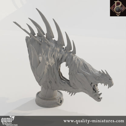 The Beast of Vaudange Bust - 32mm Tabletop RPG Mini - Qumi - Parasite Collectibles Quality Miniatures - Qumi