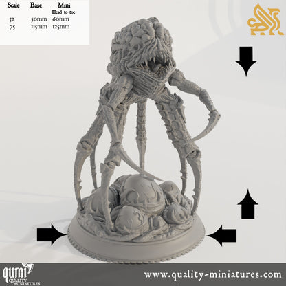 The Mind Walker - Abomination of Intellect - 32mm 75mm Tabletop RPG Mini - Qumi - DM Stash Quality Miniatures - Qumi