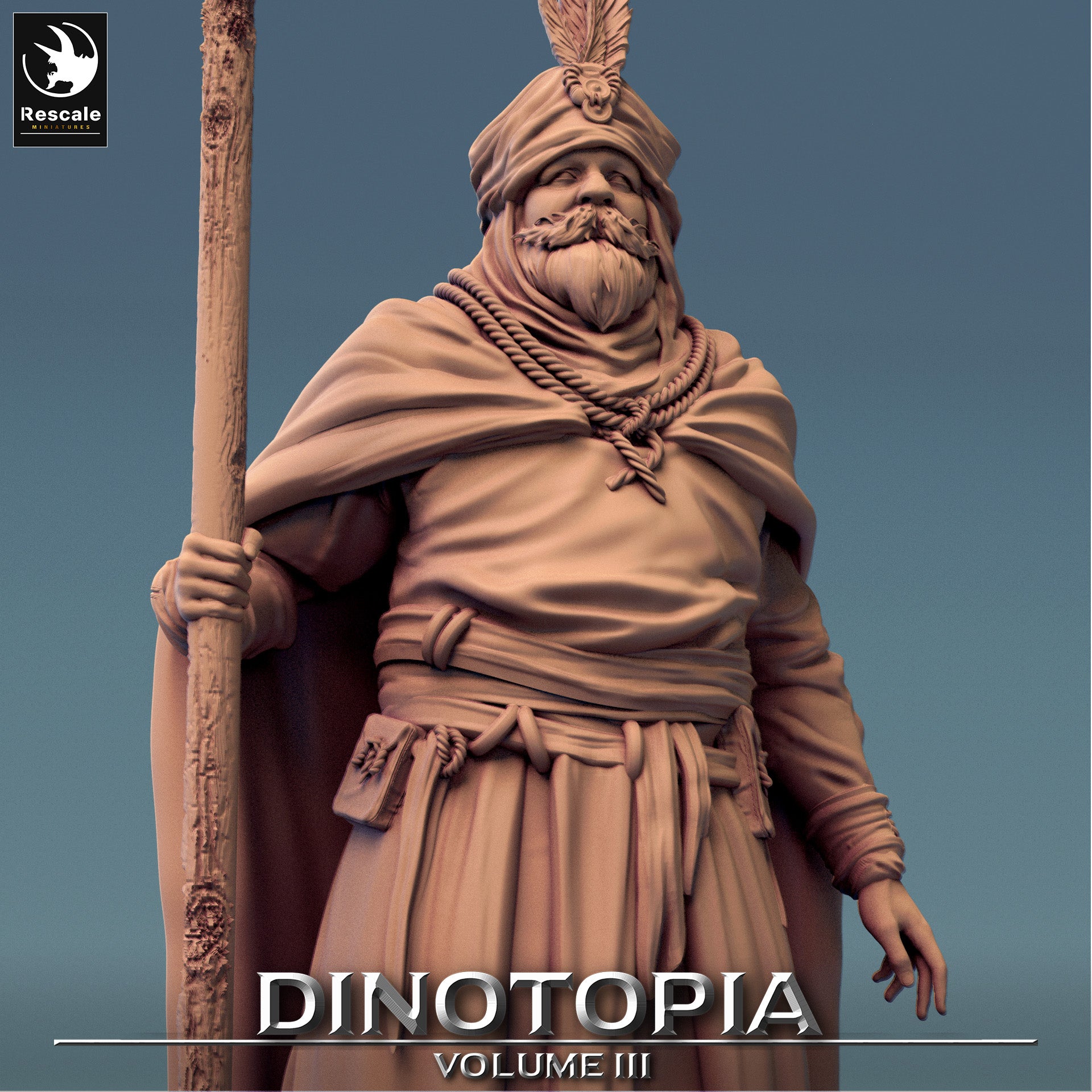 Tower Lord - Dinotopia - 32mm Tabletop RPG Mini - Qumi - Rescale Miniatures Quality Miniatures - Qumi