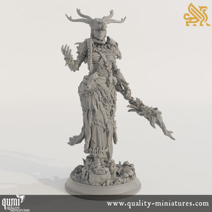 Turak_tali - Colossal Druid of the Valley - 32mm 75mm Tabletop RPG Mini - Qumi - DM Stash Quality Miniatures - Qumi