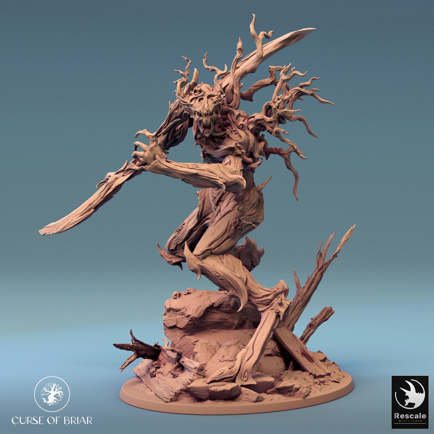 Twig Blight - 32mm Tabletop RPG Mini - Qumi - Rescale Miniatures Quality Miniatures - Qumi