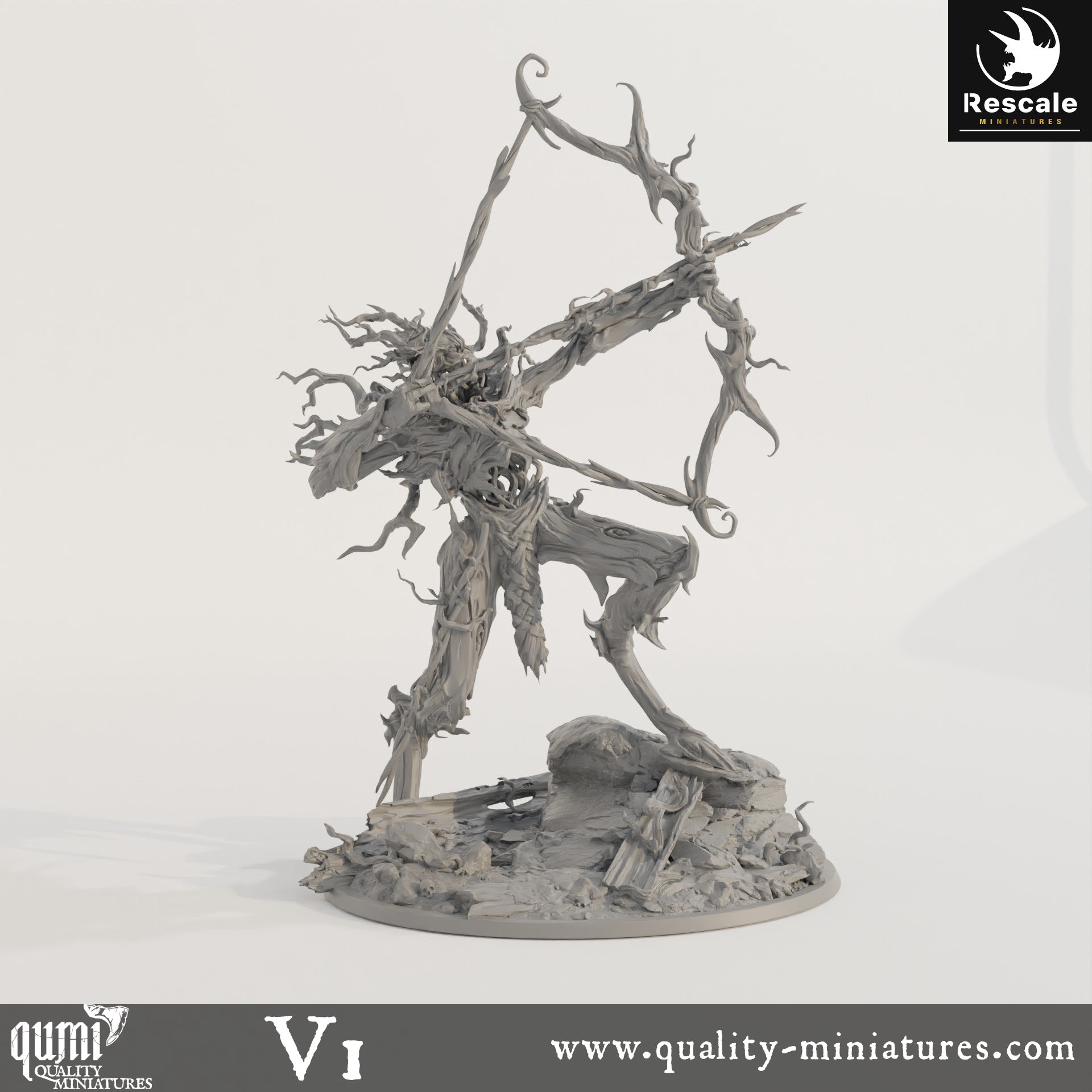 Twig Blight - 32mm Tabletop RPG Mini - Qumi - Rescale Miniatures Quality Miniatures - Qumi