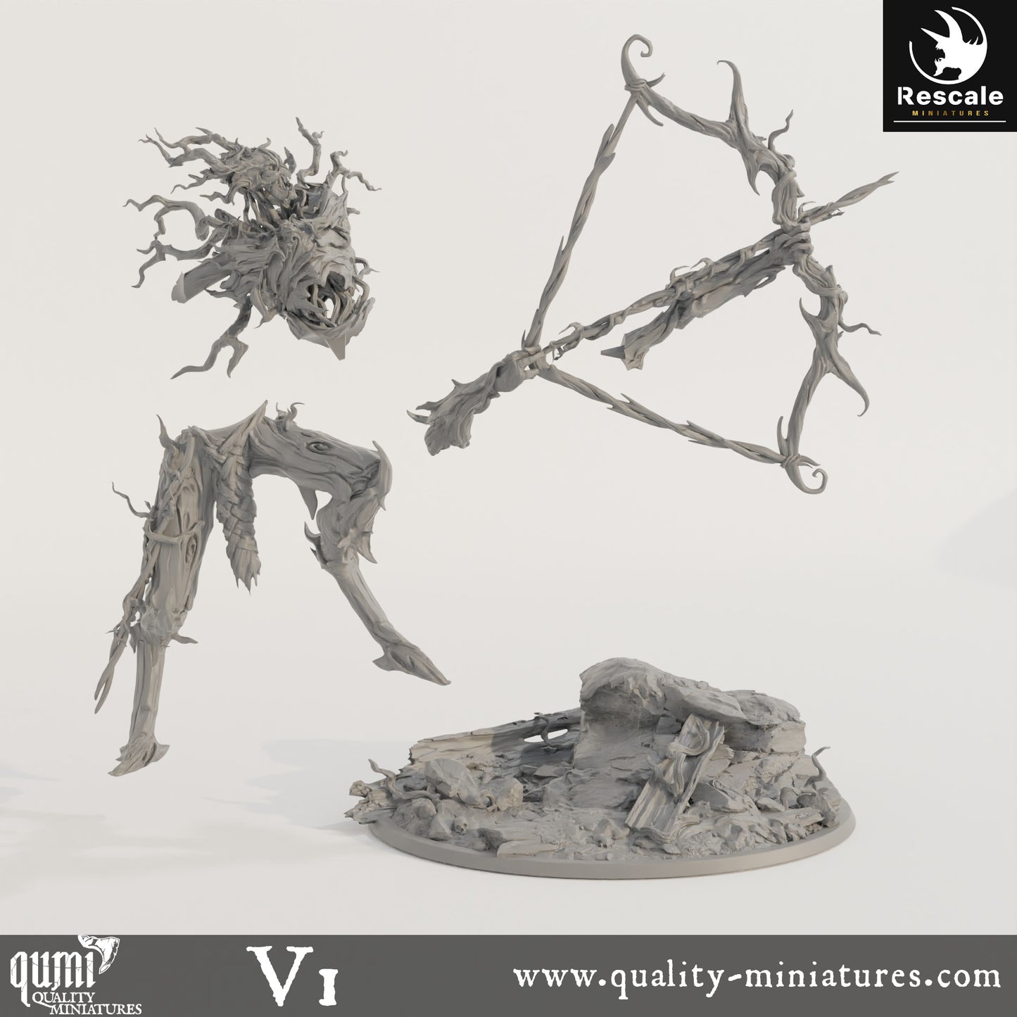 Twig Blight - 32mm Tabletop RPG Mini - Qumi - Rescale Miniatures Quality Miniatures - Qumi