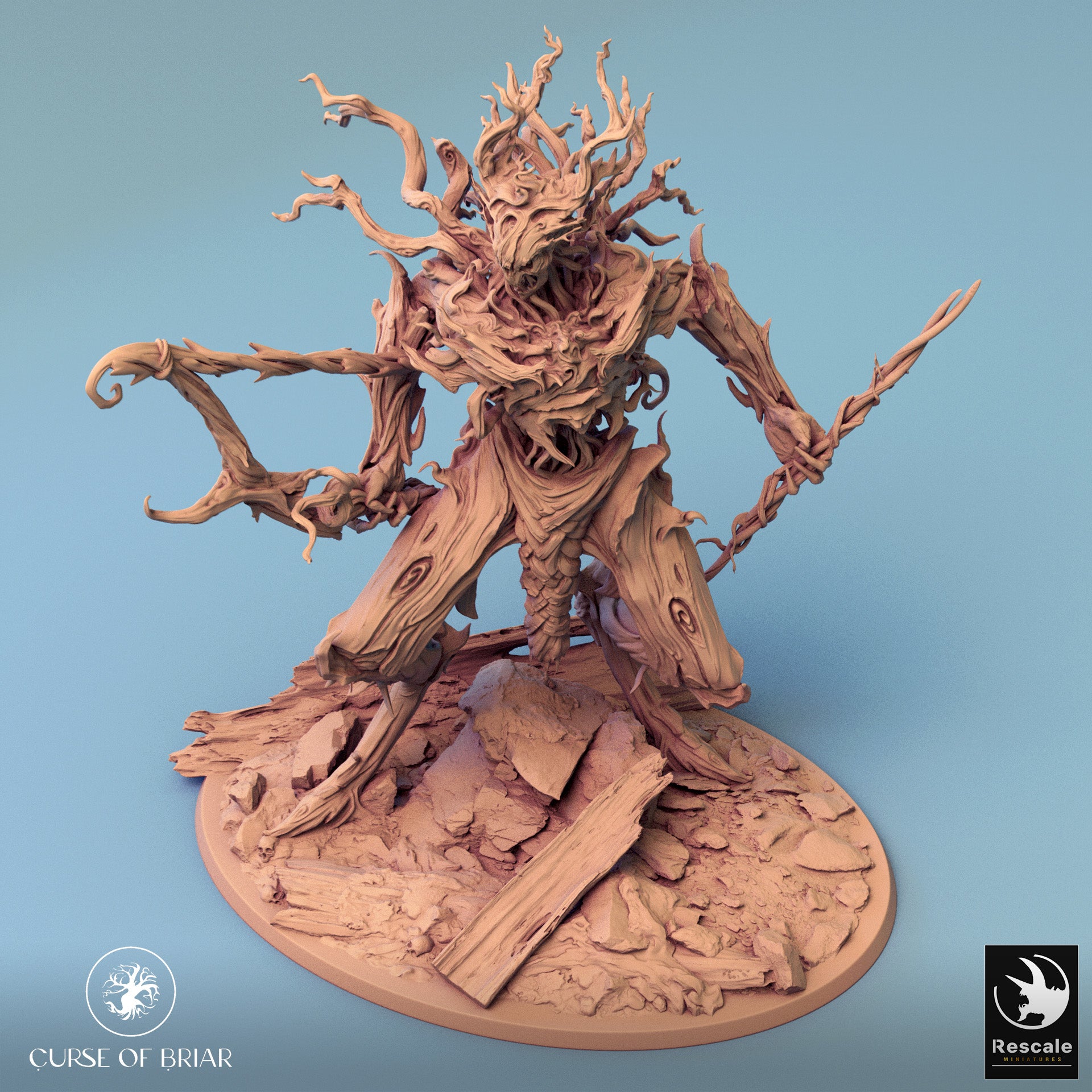 Twig Blight - 32mm Tabletop RPG Mini - Qumi - Rescale Miniatures Quality Miniatures - Qumi