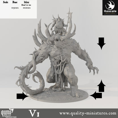 Ulcerated Colossus - 32mm Tabletop RPG Mini - Qumi - Rescale Miniatures