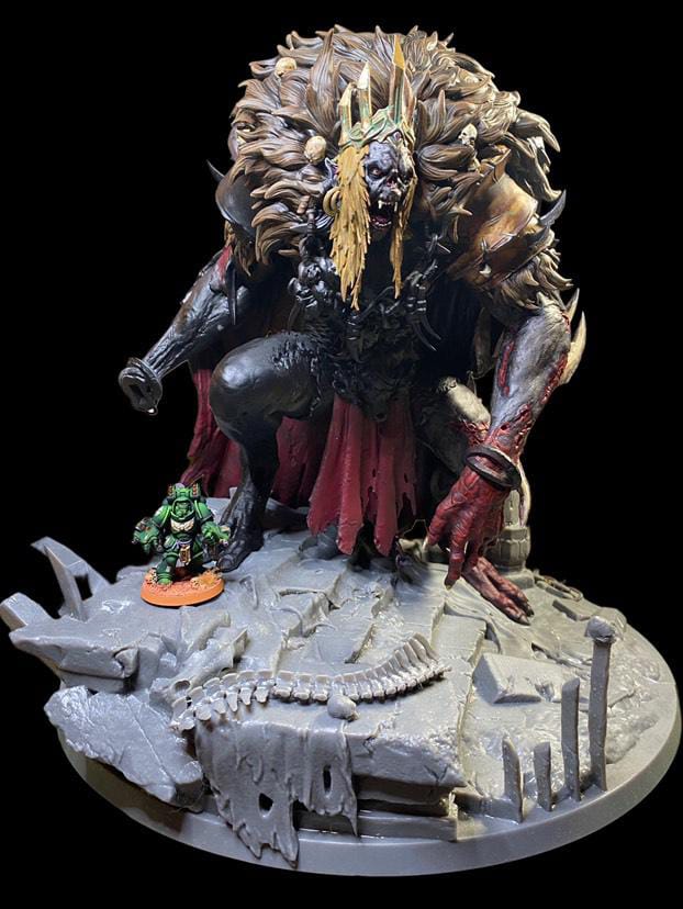 Undead King XXL (360mm head to toe) - designed by Rescale Miniatures