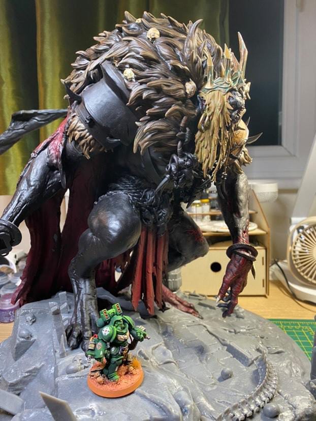 Undead King XXL (360mm head to toe) - designed by Rescale Miniatures