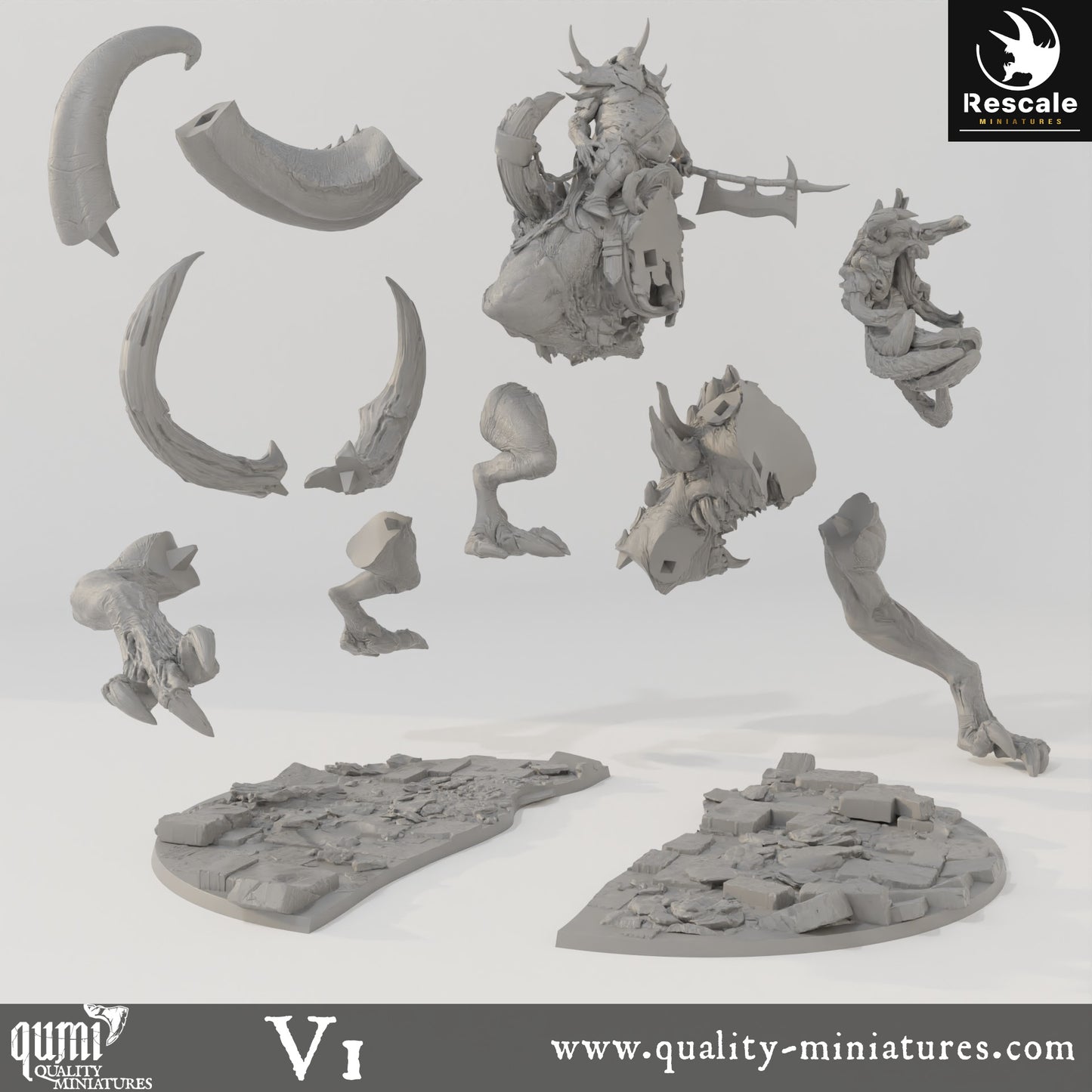 Vorathe - 32mm Tabletop-RPG Mini - Qumi - Rescale Miniatures