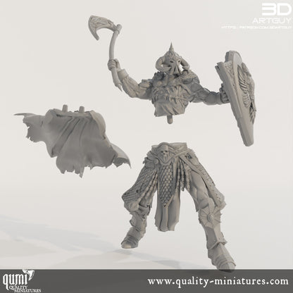 Warrior - 32mm Tabletop RPG Mini - Qumi Quality Miniatures - Qumi