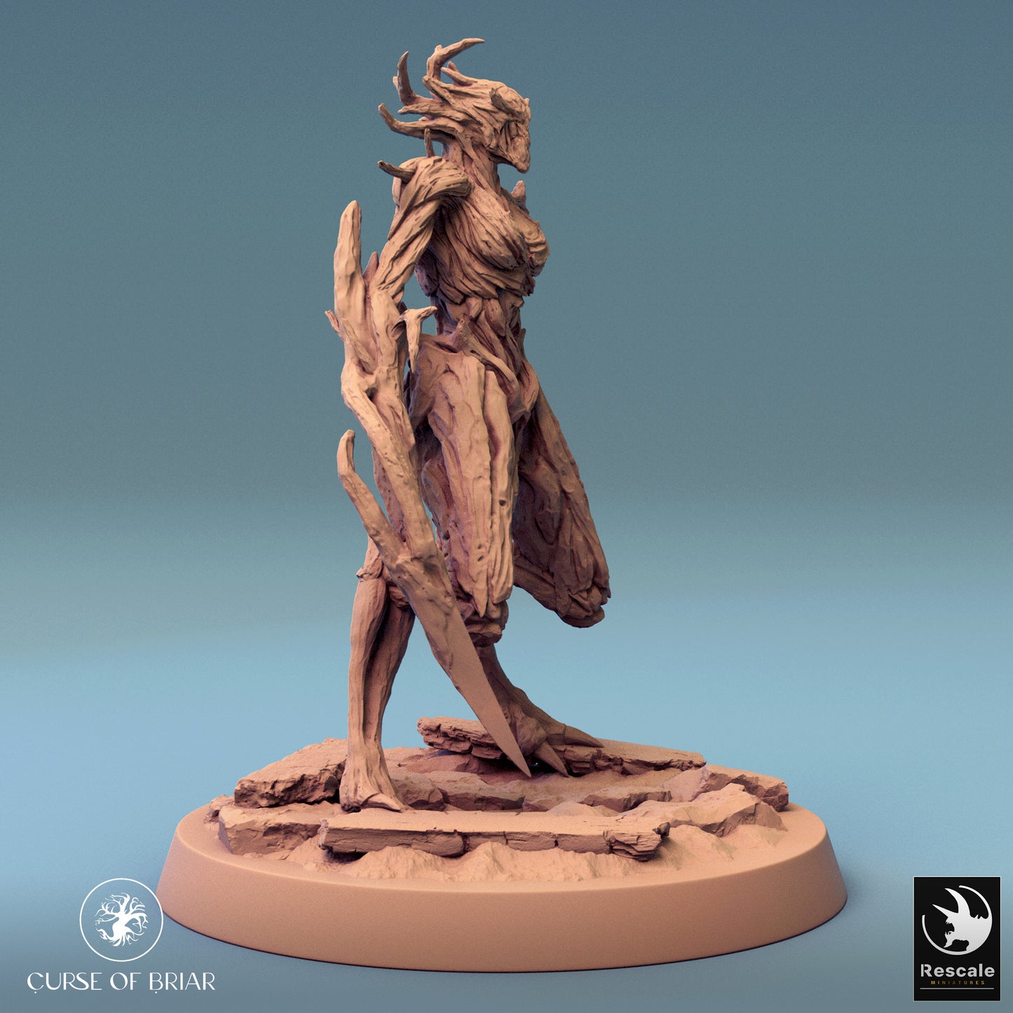 Woodfey - 32mm Tabletop RPG Mini - Qumi - Rescale Miniatures Quality Miniatures - Qumi