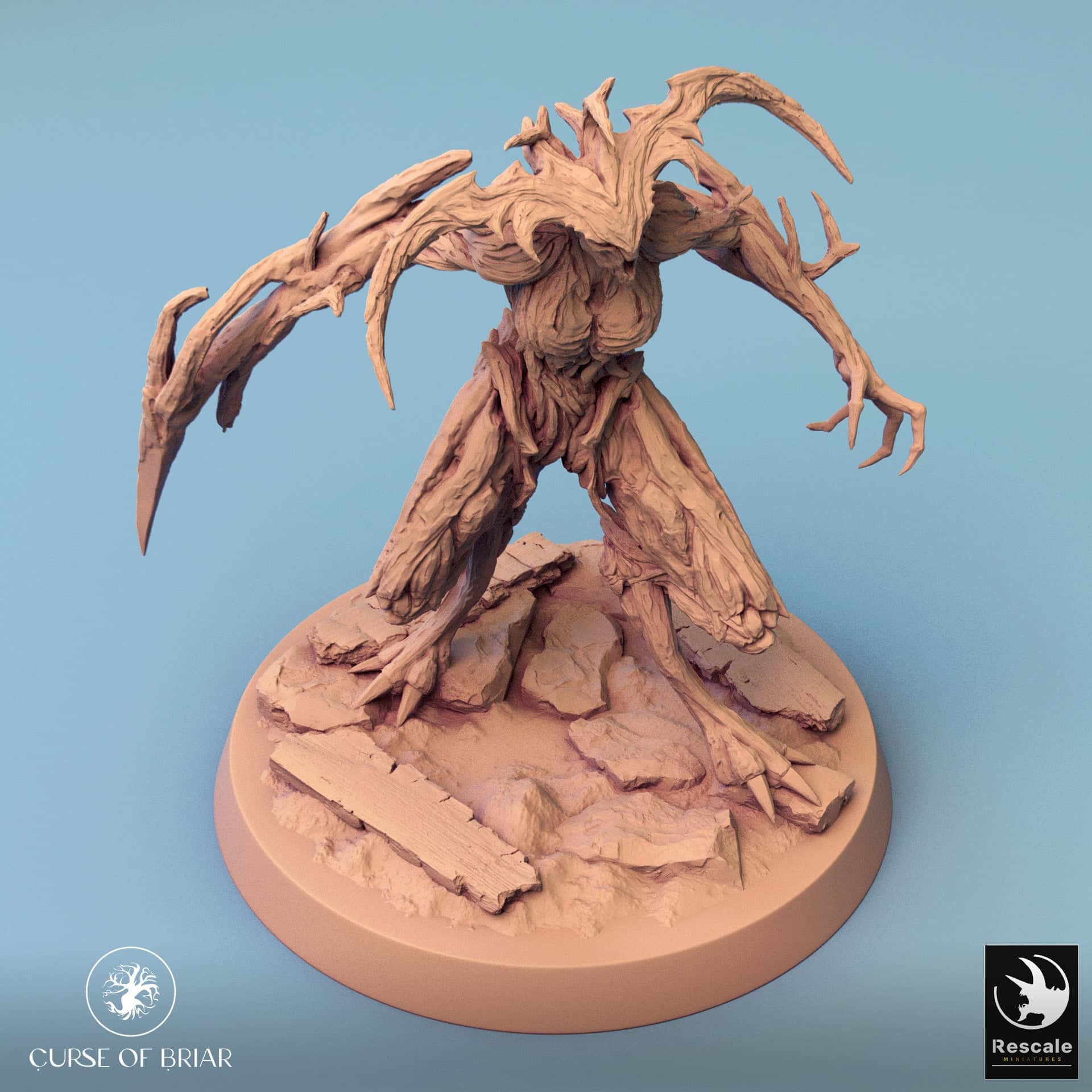 Tabletop Miniature Woodfey - 32mm Tabletop RPG Mini - Qumi - Rescale Miniatures Quality Miniatures - Qumi 