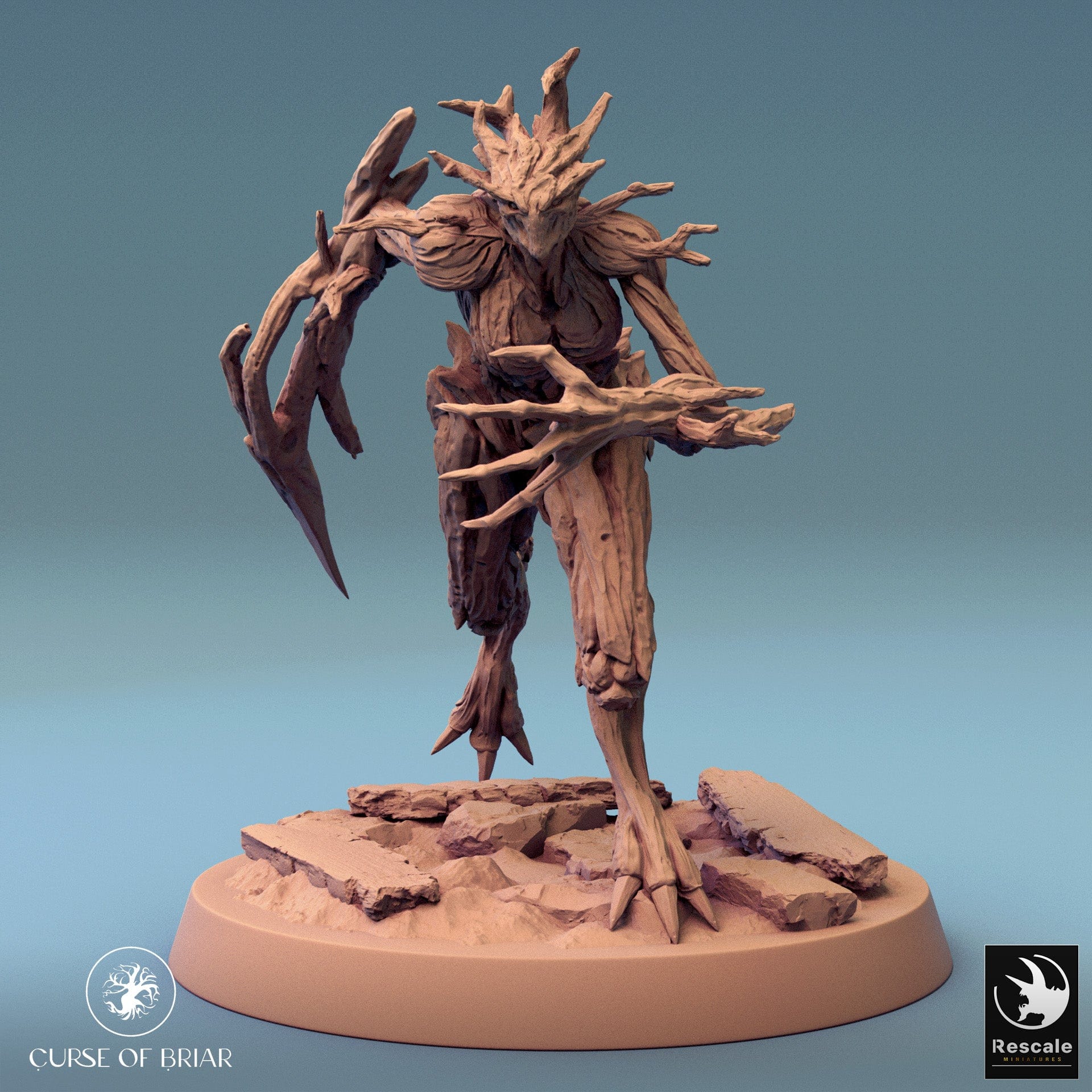 Tabletop Miniature Woodfey - 32mm Tabletop RPG Mini - Qumi - Rescale Miniatures Quality Miniatures - Qumi 