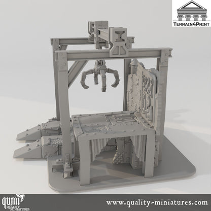 Workshop - Rivet City - Resin Print - Tabletop RPG Terrain - Terrain4Print - Qumi Quality Miniatures - Qumi