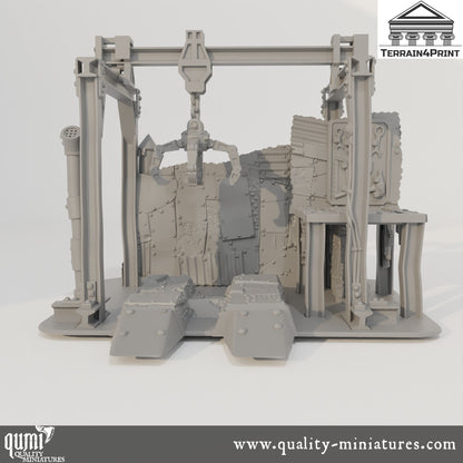 Workshop - Rivet City - Resin Print - Tabletop RPG Terrain - Terrain4Print - Qumi Quality Miniatures - Qumi