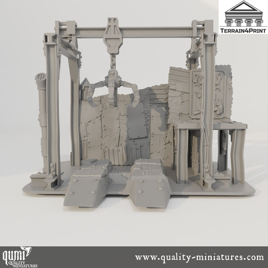 Workshop - Rivet City - Resin Print - Tabletop RPG Terrain - Terrain4Print - Qumi Quality Miniatures - Qumi