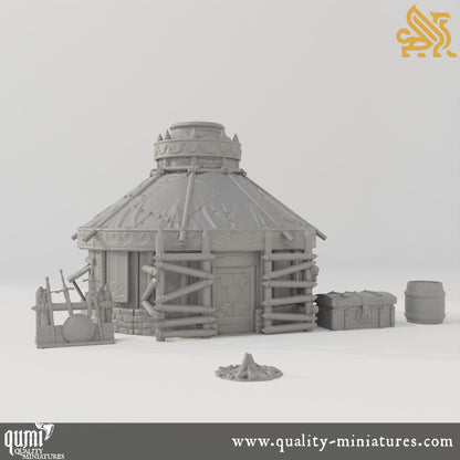 Yurt - Tabletop RPG Terrain - Qumi - DM Stash