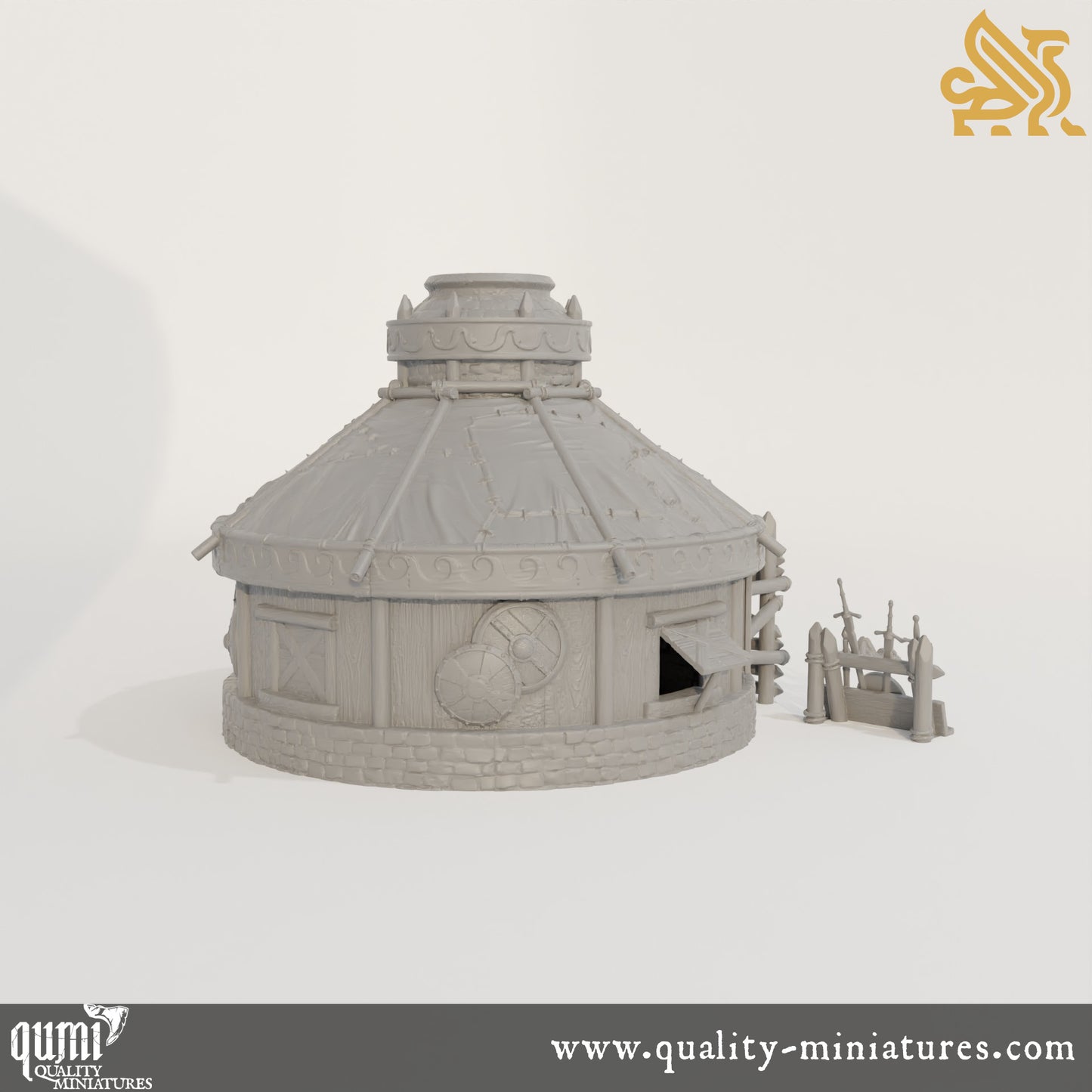 Yurt - Tabletop RPG Terrain - Qumi - DM Stash